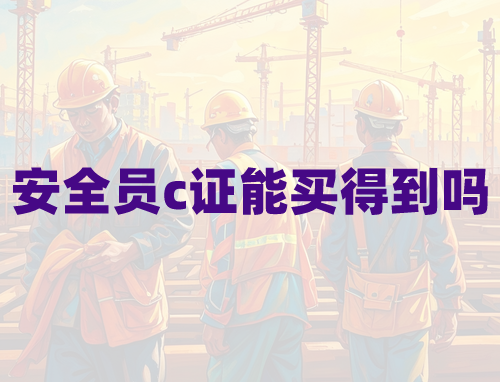 安全员c证能买得到吗
